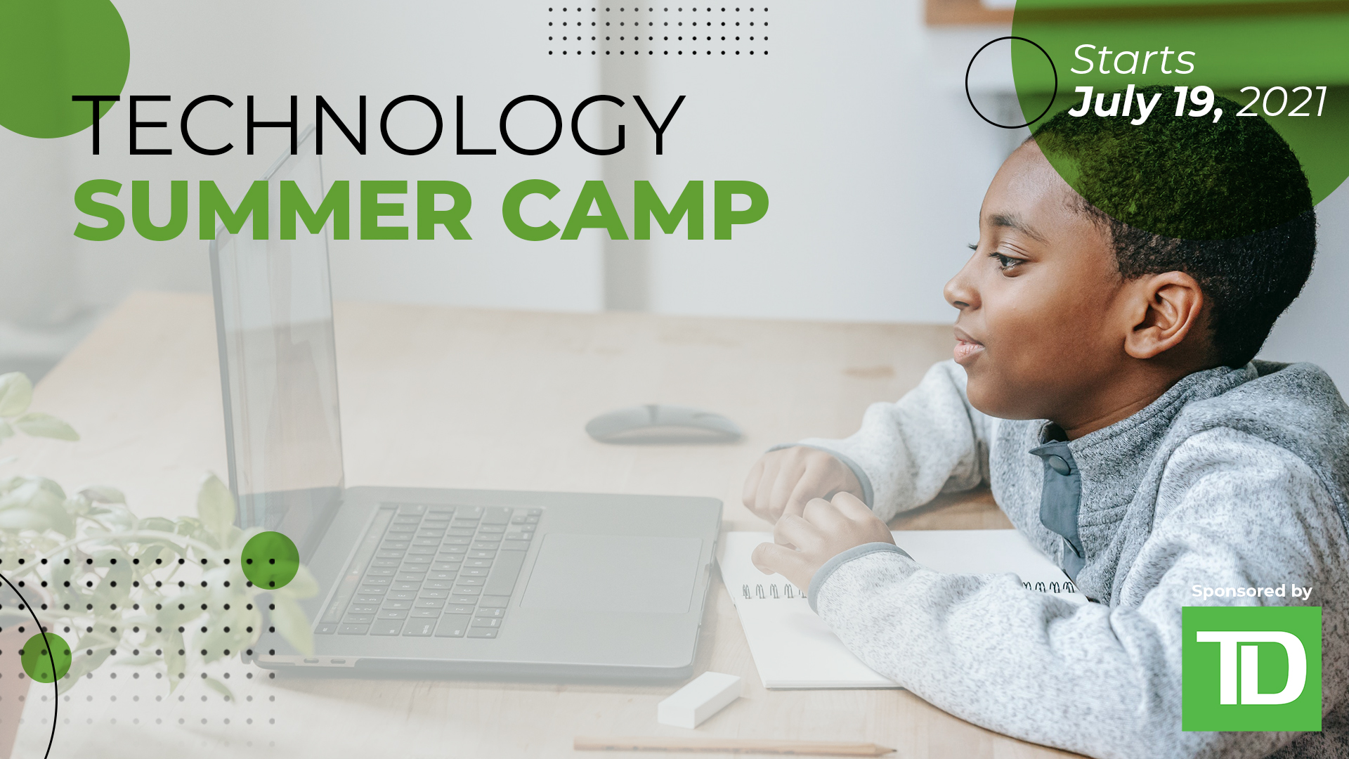 Technology Summer Camp Banner
